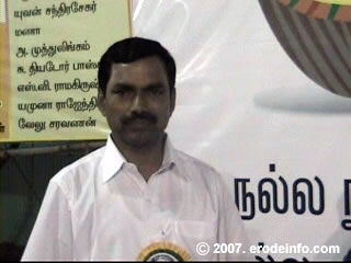 Erode Book Fair Festival Organiser Mr. Stalin Gunasekaran